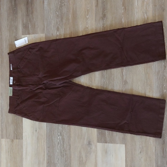 NWT Goodfellow & Co Relaxed Fit Straight Utility Pants Brown Size 33X32 - Picture 1 of 12